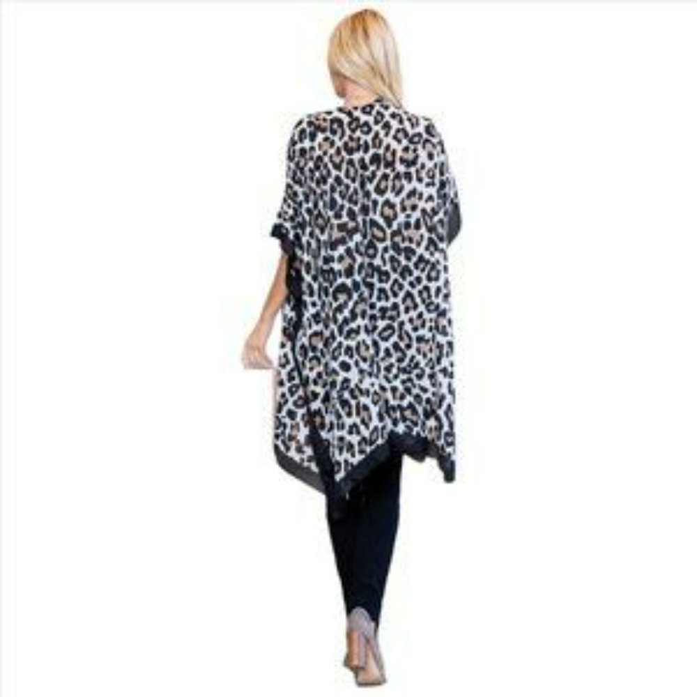 Cheetah Print Kimono - Picture 9 of 10